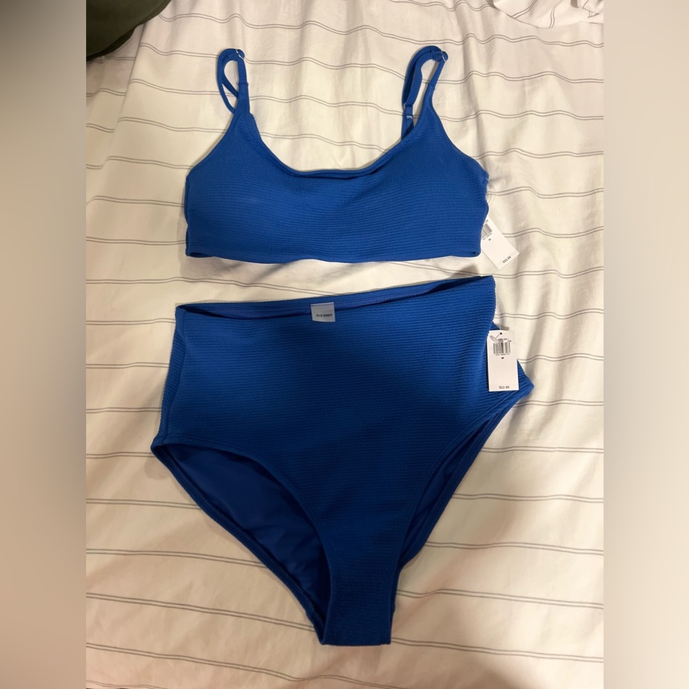 Blue bikini